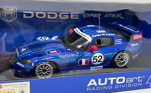 1/18 AUTOart Dodge Viper GTS-R LM GTS France 24h Le Mans 2002 Oreca #52 (ea5)
