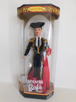 Boneca Barbie ESPANHOLA 1999 nº 24670 Mattel DOLLS OF THE WORLD Collection Novo Na Caixa - Imagem 1 de 4