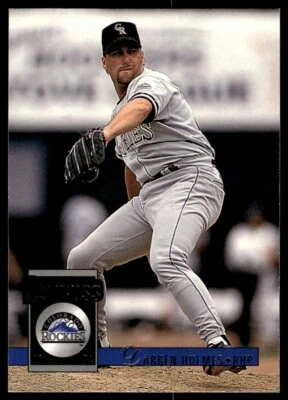 1994 Donruss Baseball Card Darren Holmes Colorado Rockies #222 - Image 1 of 2