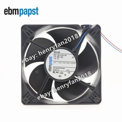 Ebmpapst 4414M Axial Fan 24VDC 4.1W  0.17A 120*120*38MM 108CFM 2wire Cooling Fan - Image 1 of 4