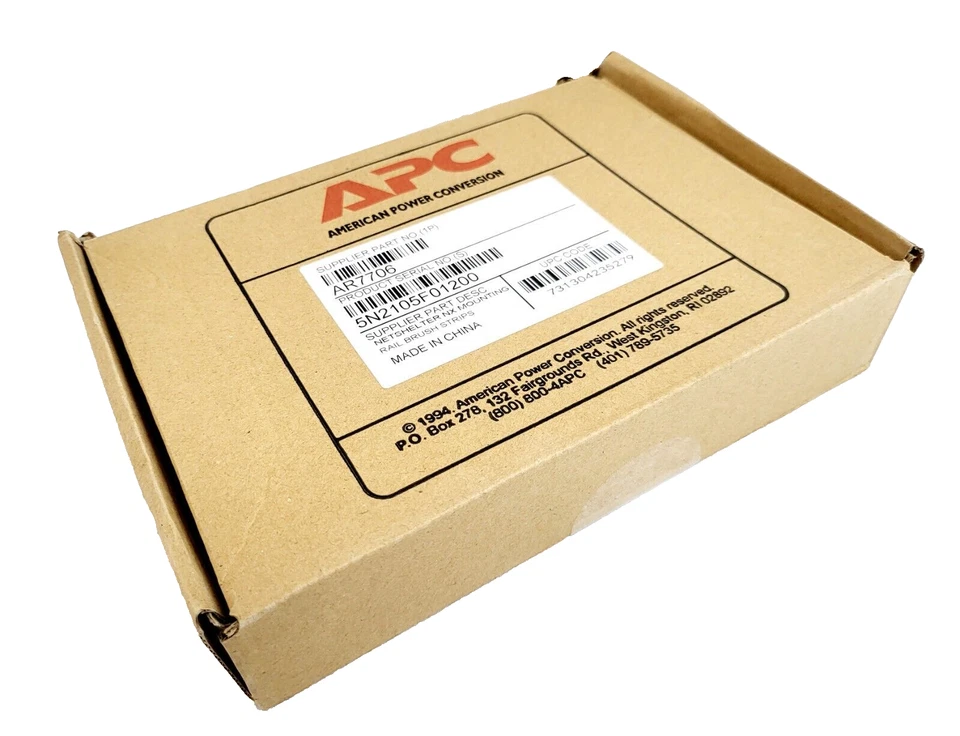 APC NetShelter NX Mounting Rail Brush Strips AR7706 - Image 1 of 1