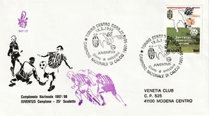 1998 FDC Venetia 967/IT Italy Juventus Champion of Italy 25 Scudetto Traveled - Picture 1 of 1