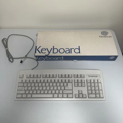 Sega Dreamcast Keyboard Model HKT-7620 OEM Authentic W/box - Image 1 of 2