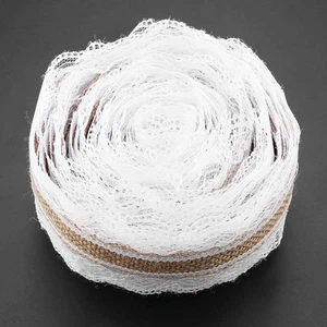 10m Burlap Roll Jute Rustic For Wedding Christmas - Picture 1 of 12