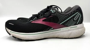 Brooks Ghost 14 Women Size 7.5 Black/Pink Running Shoes Sneakers - Picture 1 of 8