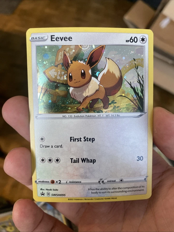 Eevee SWSH095 SWSH: Sword & Shield Promo Cards Holo - Image 1 of 2