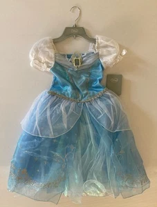 NWT Disney Store Size 5-6 Cinderella Singing Cameo Costume Dress - hole in tulle - Picture 1 of 4