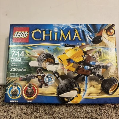 LEGO 70002 LEGENDS OF CHIMA: Lennox' Lion Attack SEALED - Image 1 of 4