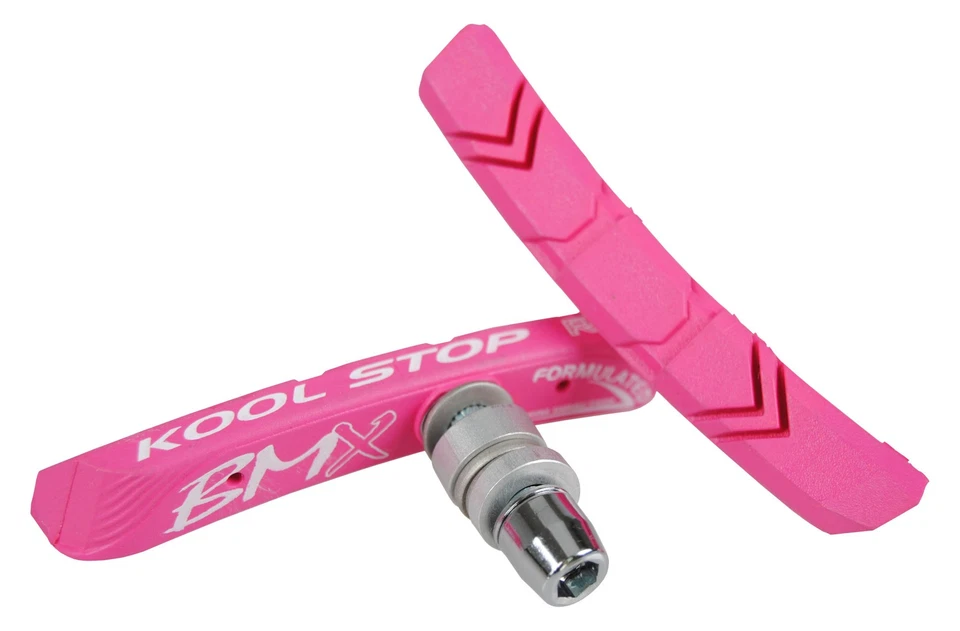 KOOL STOP BMX Bicicleta ROSCADO V-freno Pastillas Freno ROSA Foto 1 de 1