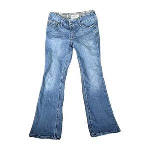 Ariat REAL Damen Jeans 32L Med Wash Bootcut bestickt Taschen Western - Bild 1 von 11
