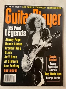 Guitar Player Magazine Us Ver English 98 December Gibson Les Paul George Martin - Picture 1 of 10