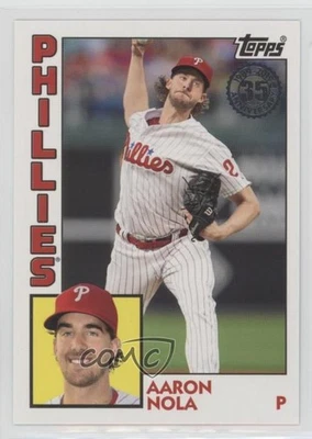 2019 Topps 1984 Topps Baseball Aaron Nola #T84-74 - Image 1 of 2