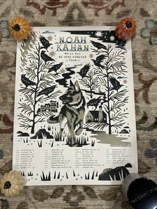 Póster de concierto Noah Kahan gira norteamericana 2024 edición limitada original auténtico - Imagen 1 de 5