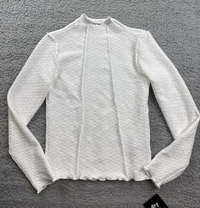 Art Class Girl's Size Large (10-12) Long Sleeve Textured Mock Turtleneck T-Shirt - Picture 1 of 6