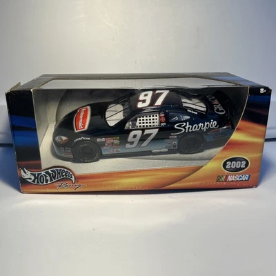 2002 Kurt Busch #97 Sharpie Rubbermaid 1:24 diecast Hot Wheels Racing open box - Image 1 of 4