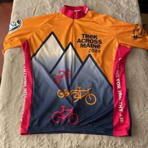 Vomax Trek Across Maine cycling jersey Size XL - Picture 1 of 4