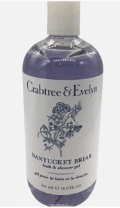 Crabtree & Evelyn NANTUCKET BRIAR Bath & Shower Gel 16.9oz RARE DISCONTINUED - Picture 1 of 2