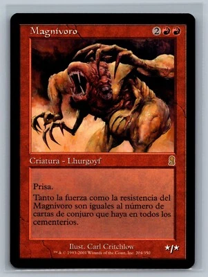 Magic The Gathering SPANISH Odyssey Magnivore #204/350 MTG TCG CCG - Image 1 of 2