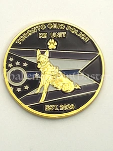Moneda Desafío Estatal de Ohio Unidad K9 Departamento de Policía de Toronto F62 - Imagen 1 de 2