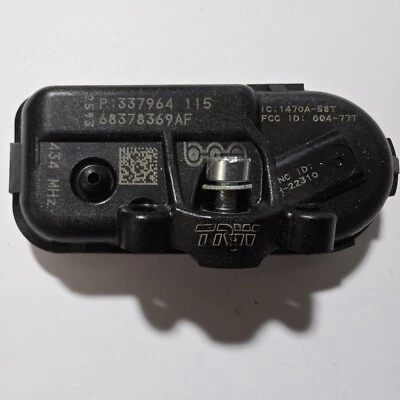 (1) - 68378369AF SENSOR DE PRESIÓN DE NEUMÁTICOS DODGE JEEP CHRYSLER MOPAR TPMS Foto 1 de 4