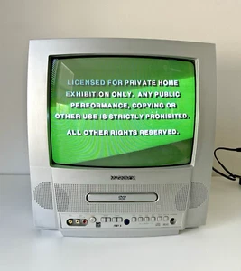 Magnavox 13" CRT TV DVD Combo Player HiFi Vtg Retro Gaming 13MDTD20/17,  Tested - Picture 1 of 5