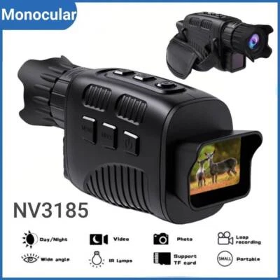 NV3185 Infrared Night Vision Goggles Monocular,1.5'' LCD, View Wildlife - Image 1 of 4