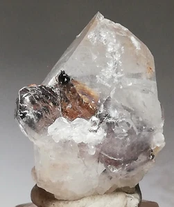 64 CARATS NATURAL RARE BROOKITE INCLUSION QUARTZ CRYSTAL PAKISTAN, (TP-63), - Picture 1 of 11