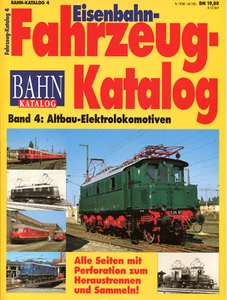 Eisenbahn Fahrzeug-Katalog Band 4 - Altbau-Elektrolokomotiven - Bild 1 von 1