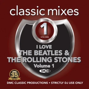 New DMC Classic Mixes I Love The Beatles & The Rolling Stones for dis - Picture 1 of 4