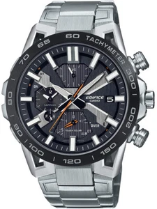 Casio EQB-2000DB-1AER Edifice Solare Orologio Uomo 47mm 10ATM - Foto 1 di 12