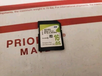 2013 2014 2015 Santa Fe Sport Navigation SD MEMORY Card 96554-4Z103 OEM USA 4L9 - Image 1 of 3