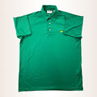 Masters Performance Shirt Large Men's Green Polo