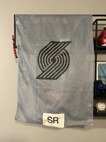 Portland Trail Blazers Team Player-Issued Locker Room Mesh Laundry Bag Cover