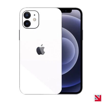 VINYL REALITY White Gloss iPhone 12 Skin Decal Vinyl Sticker Wrap