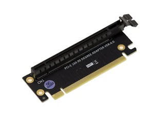 Adapter Riser To 90° for Slot Pcie - PCI Express x16 Compatible 4.0 - Picture 1 of 3