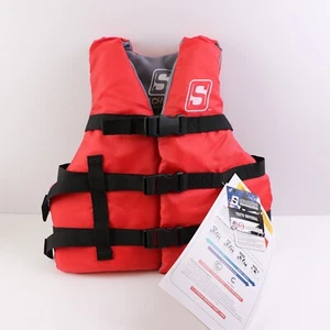 SEACHOICE Watersports Youth Universal 55-88 lbs Red Adjustable Vest Life Jacket - Picture 1 of 7