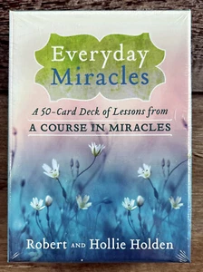 Everyday Miracles 50 Card Deck by Robert Holden New Sealed - Imagen 1 de 2