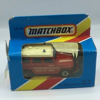 Matchbox 1-75 MB30 Mercedes Benz G Wagon "Rescue Unit" Open Box - Image 1 of 4