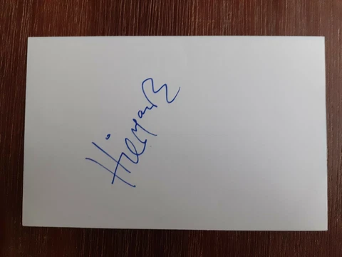 Hildegarde "Darling, Je Vous Aime Beaucoup" Cabaret Personally Signed Album Page Cover