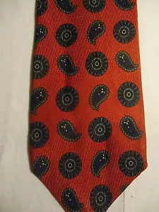 "Corbata de seda Talbott Best of Class Nordstrom roja azul cachemira lunares 60" - Imagen 1 de 2