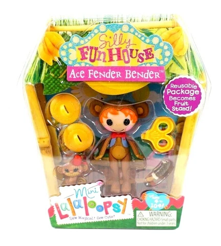 Mini Lalaloopsy Ace Fender Bender Silly Funhouse #2 Series 10 Collectible Toys Cover