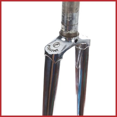 FANINI FORK THREADED 1" STEEL SL 28" VINTAGE 70s GIPIEMME 700C CHROMED ROAD BIKE - Image 1 of 4