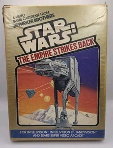 1983 Star Wars Empire Strikes Back INTELLIVISION Videospiel Cartridge mit Box - Bild 1 von 10