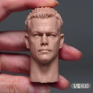 Unbemalte 1:6 Bruce Willis Kopf geschnitzte Skulptur für 12" männliche Actionfigur Modell - Bild 1 von 14