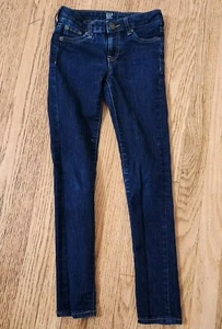 Gap Kids Girl denim Super Skinny Stretch Jeans Blue Size 8Y - Picture 1 of 6