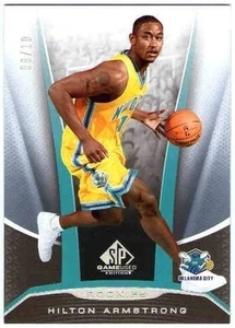 HILTON ARMSTRONG 2006-07 06/07 SP Game Used Rainbow Rookie Card 8/10 Parallel    - Picture 1 of 2