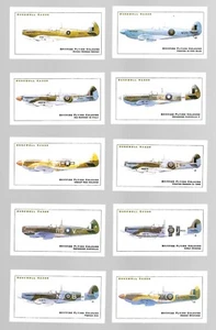 ZIGARETTE/HANDEL/KARTEN. Rockwell. SPITFIRE FLYING COLORS. (1999). (10er Set). - Bild 1 von 1