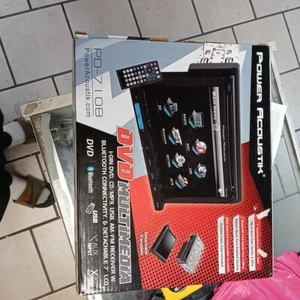 POWER ACOUSTIK PD-710B STEREO DIN SINGOLO CON 7" TOUCHSCREEN LCD USB E BLUETOOTH - Foto 1 di 4