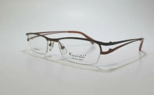 BRAND NEW KONISHI JAPAN KS-53 BROWN/ORANGE 100% AUTHENTIC EYEGLASSES  50-19-135 - Picture 1 of 3