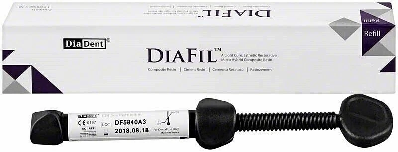 DIAFIL Micro Hybrid Composit fotopolimerizzante denti medico resina cemento riparazione A 1-4